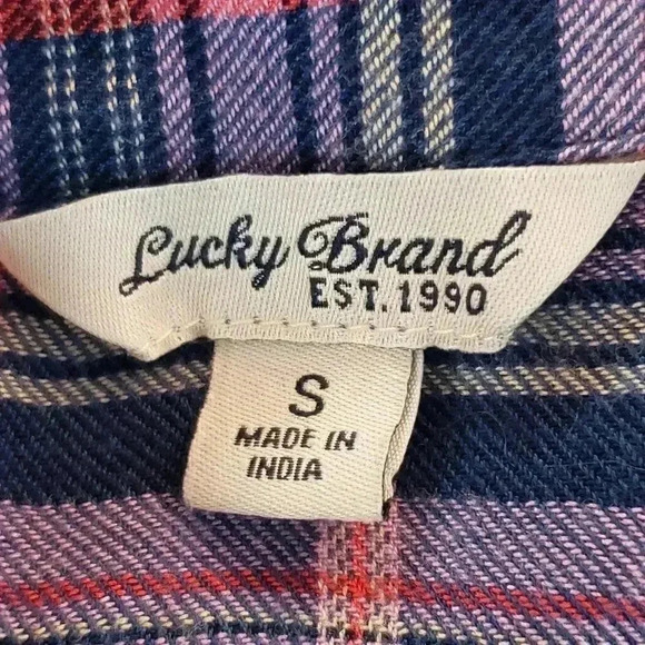 ♥Lucky Brand PLAID SHIRT - Picture 3 of 6